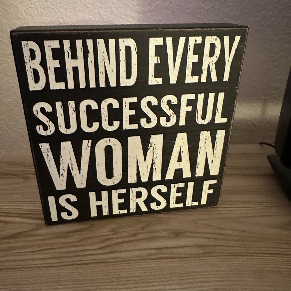 Inspirational Quote Wooden Sign
